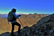 Monti Colombarolo (2309 m) e Ponteranica orientale (2378 m) da Ca’ San Marco il 27 ottobre 2016 - FOTOGALLERY